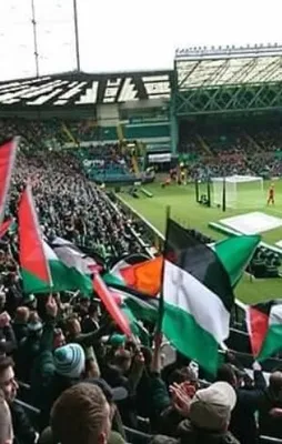 Celtic taraftarından Filistin'e destek