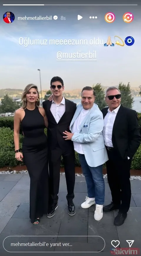 Çiftin oğulları Ali Sadi'yi görenler şaştı kaldı! Babasının boyunu geçti... Mehmet Ali Erbil eski eşi Tuğba Coşkun ile bir arada! - 7