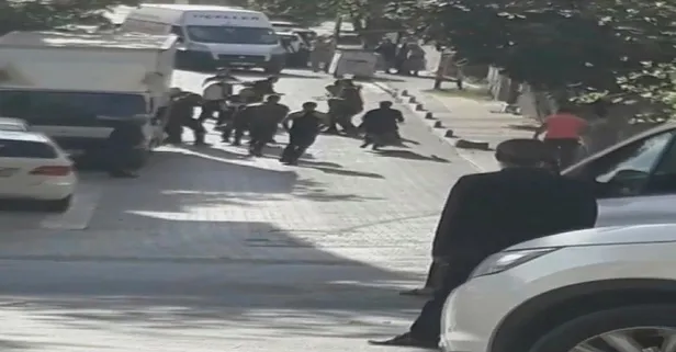 Ataşehir'de ortalık karıştı! İki aile birbirine girdi