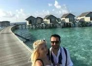 Menemen Belediyesindeki zimmet skandalında tutuklanan İYİ Partili Mustafa Çamanın Maldivlerde fotoğrafı çıktı