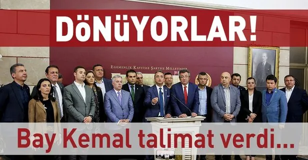 15 vekil CHP'ye geri dönüyor!