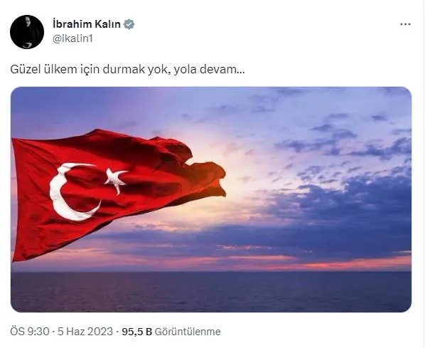 Son dakika: Başkan Erdoğan MİT başkanlığına İbrahim Kalın'ı atadı: "Güzel ülkem için durmak yok, yola devam…"-2