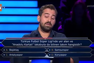Milyoner'e damga vuran ''Anadolu Kartalı'' sorusu