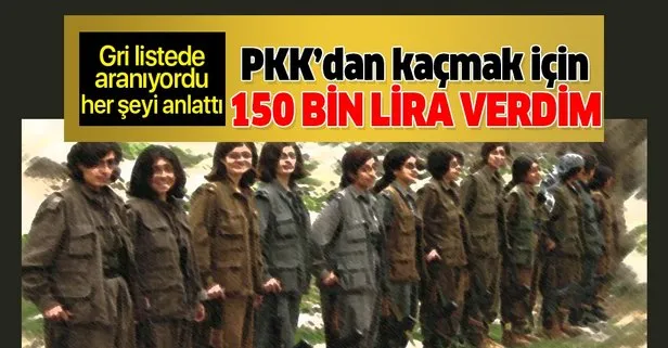 Gri listede aranan PKK’lı terörist Semra Tunçer, her şeyi itiraf etti: Kaçmak için bir kadına 150 bin lira verdim