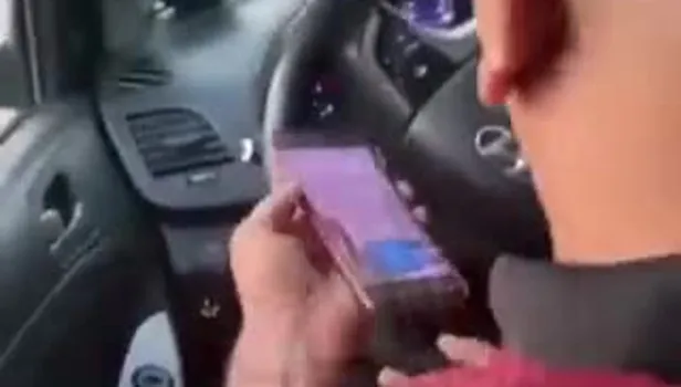 Tacizci taksici polisten kaçmaya kalktı