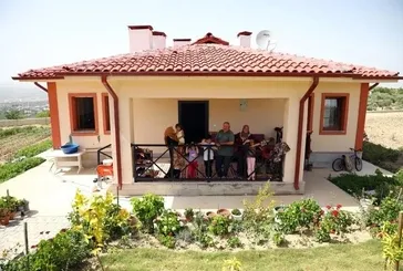 Deprem konutlarında bayram temizliği!