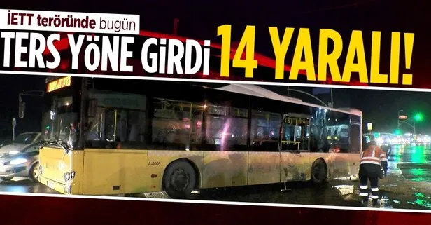 Son dakika: Arnavutköy’de İETT kazası: 14 yaralı