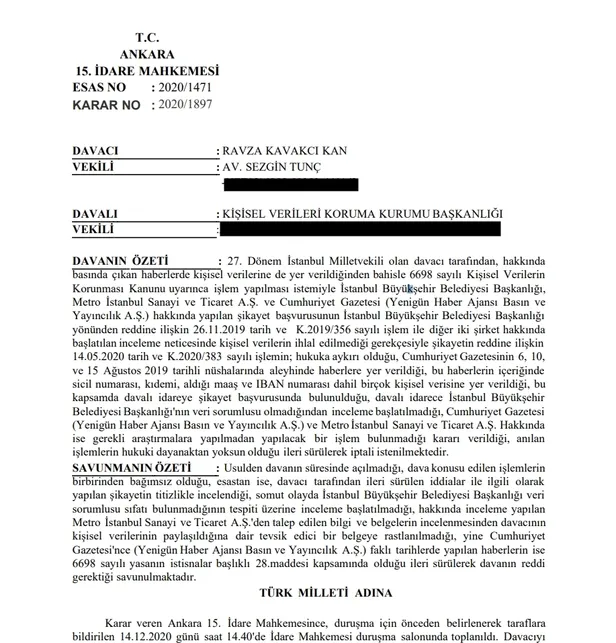 Ravza Kavakçı Kan’ın hukuk zaferi! Cumhuriyet gazetesi ile İBB'nin ortak kumpası yargıdan döndü-5
