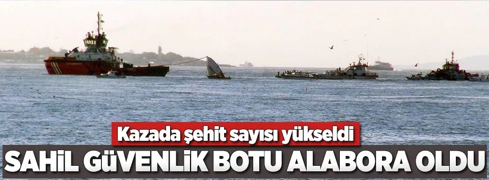 Sahil güvenlik botu gemiyle çarpıştı