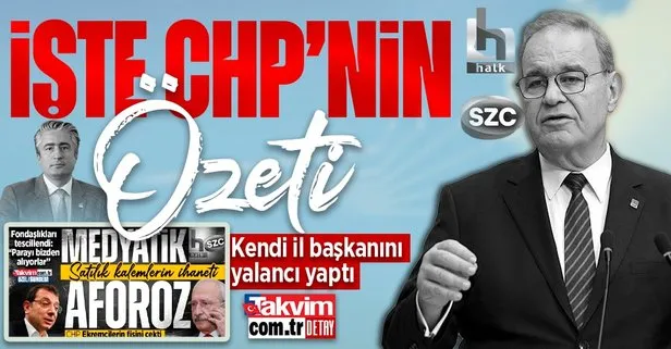CHP Sözcüsü Faik Öztrak partisinin il başkanını yalanladı: Sözcü TV’ye bir ödememiz yoktur