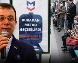 İBB’nin metro algısı elinde patladı!