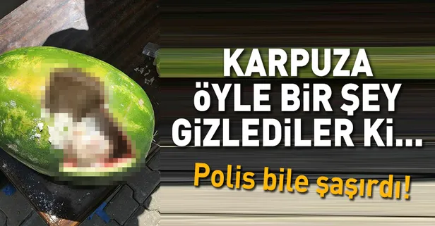 Zehirli karpuz!
