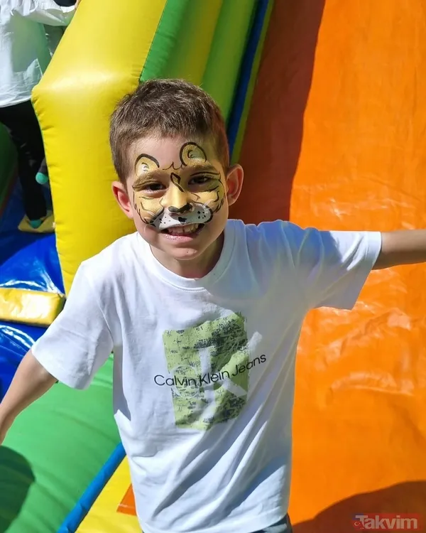Burak Özçivit ve Fahriye Evcen’in ilk göz ağrısı Karan 5 yaşına bastı! Eğlenceli partiden görüntüler sosyal medyayı salladı - 22