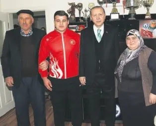 Erdoğan’dan şampiyona ziyaret