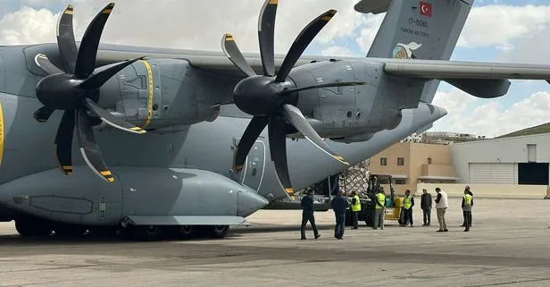 Türkiye’den Gazze’ye yardım eli:  A400M tipi uçak Ürdün’e ulaştı