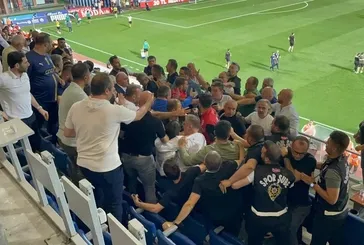 Kasımpaşa’da protokol tribünü karıştı