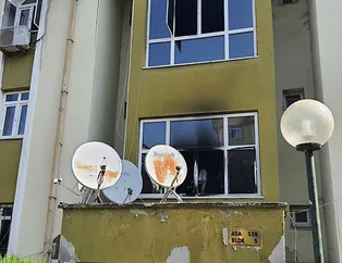 Kocaeli’de 3 katlı apartmanda yangın!