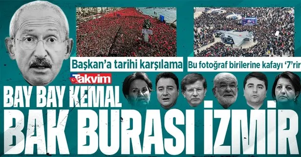 İzmir’de Kemal Kılıçdaroğlu’nu çıldırtacak tarihi miting! Yüzlerce kişi Başkan Erdoğan’ı karşıladı
