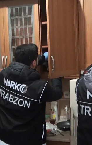 Trabzon'da uyuşturucu operasyonu!