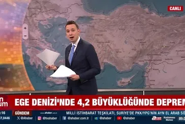 Ege Denizi'nde 4,6 büyüklüğünde deprem!