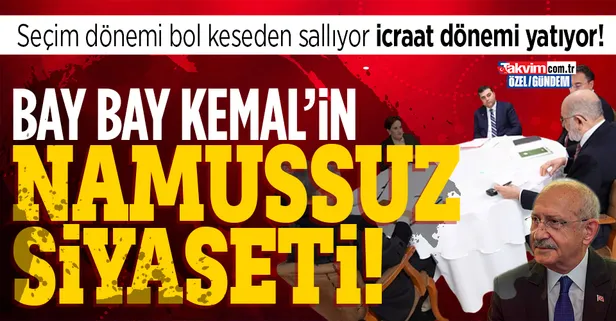 7'li koalisyonun adayı CHP'li Kemal Kılıçdaroğlu'nda vaat var icraat yok! Namus sözü verdi yerine getirmedi