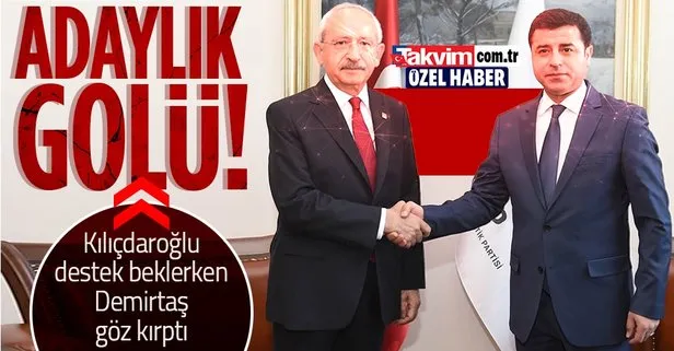 CHP lideri Kemal Kılıçdaroğlu’na adaylık golü! Destek beklediği Selahattin Demirtaş adaylığa göz kırptı