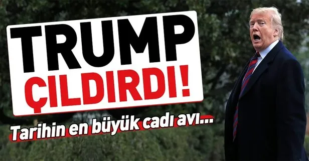Trump ateş püskürdü! 'Tarihin en büyük cadı avı'