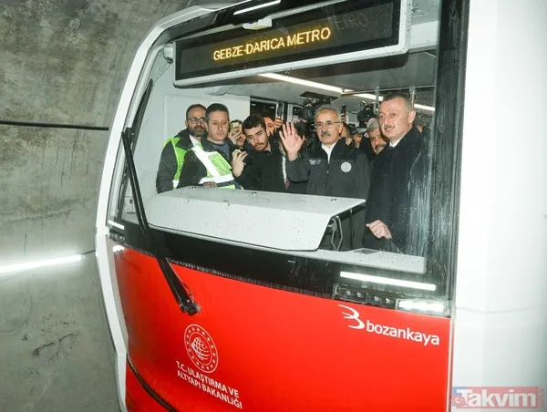 Yerli ve milli metro! Gebze-Darıca hattında ilk test sürüşü tamamlandı... Bakan Uraloğlu açılış tarihini verdi - 9