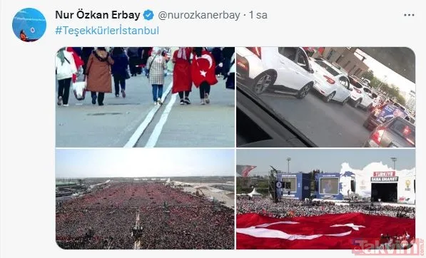 Başkan Erdoğan'dan "Teşekkürler İstanbul" paylaşımı! Tarihi mitingde yaşanan coşku yorumlara taştı - 10