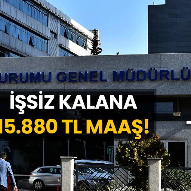 İşsiz kalana 15.880 TL maaş