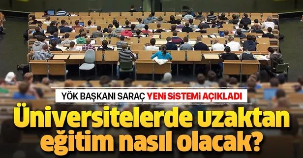 YÖK Başkanı Yekta Saraç’tan flaş uzaktan eğitim açıklaması
