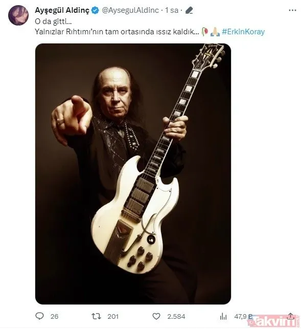 82 yaşında aramızdan ayrılan Erkin Koray’a ünlülerden duygusal veda! “O da gitti” Pınar Altuğ, Ayşegül Aldinç, Nebahat Çehre... - 8