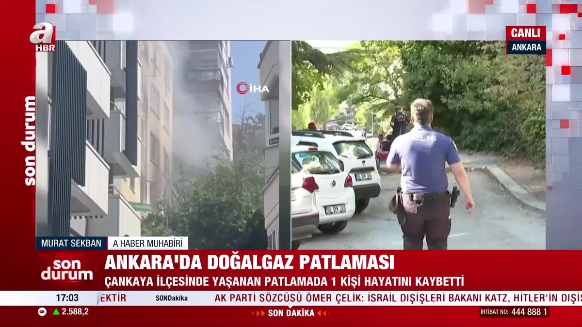 Son dakika: Ankara Çankaya'da doğal gaz patlaması! Acı haber geldi