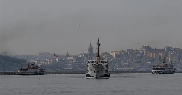 İstanbul'da hava muhalefeti nedeniyle bazı vapur seferleri yapılamıyor