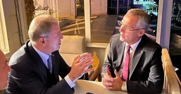Milli Savunma Bakanı Hulusi Akar İstanbul’da NATO Genel Sekreteri Stoltenberg ile görüştü