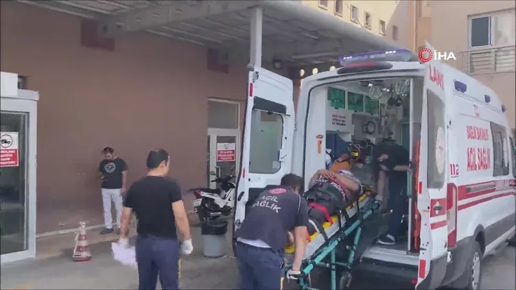 Tekirdağ Saray'da yoldan çıkan araç takla attı!