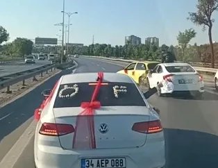 Bayrampaşa’da düğün konvoyunda kaza