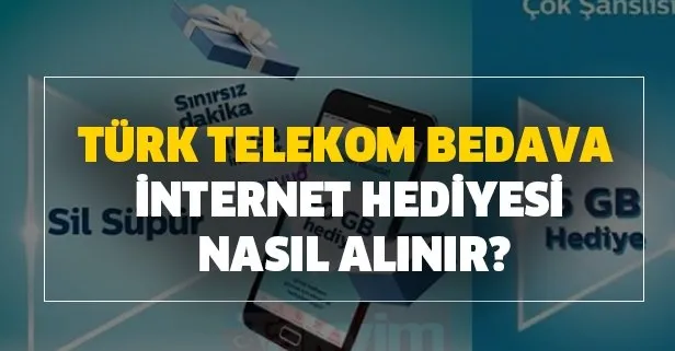 Türk Telekom bedava internet Kurban Bayramı hediyesi nasıl alınır? Ücretsiz internet yükleme