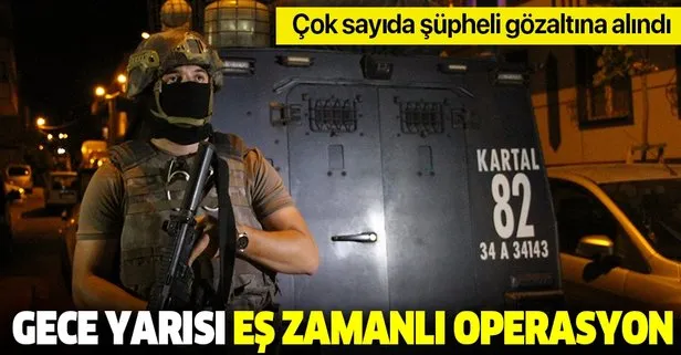 Son dakika: İstanbul’da terör operasyonu: Çok sayıda şüpheli gözaltına alındı