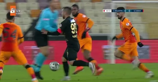 Yeni Malatyaspor - Galatasaray maçında hakemle çarpışan Adem Büyük sakatlık geçirdi