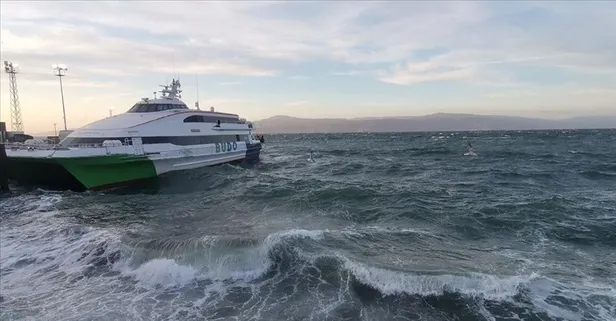 BUDO'ya fırtına engeli! 8 sefer iptal edildi