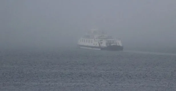 Çanakkale Boğazı'nda ulaşıma sis engeli