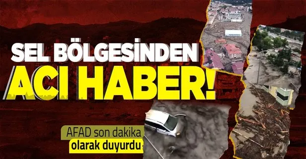 Sel felaketinden acı haber!