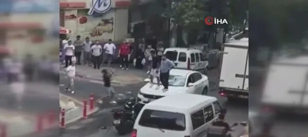 Önünü kesip öldüresiye dövdüler! Taşla saldırdılar
