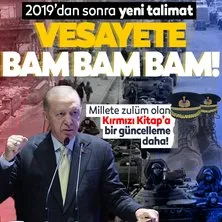 Başkan Erdoğan talimatı verdi! Türkiye’nin Kırmızı Kitapı güncelleniyor: Vesayete milli irade yumruğu