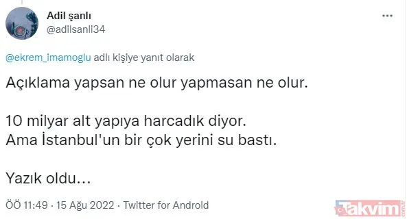 İstanbul'da şiddetli yağış! İETT otobüsünün içi ve metro durakları göle döndü... Ekrem İmamoğlu'na tepki yağıyor - 12