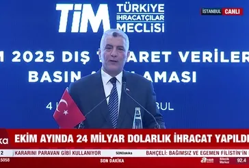 Ekim ayı ihracatında rekor: 24 milyar dolar