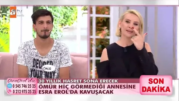 Esra Erol’da 30 yıllık hasret son buldu! Ömür Bey hiç görmediği annesine kavuştu