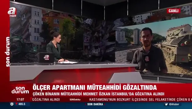 Bozkurt'ta çöken Ölçer Apartmanı'nın firari müteahhidi Mehmet Özkan Esenyurt'ta yakalandı