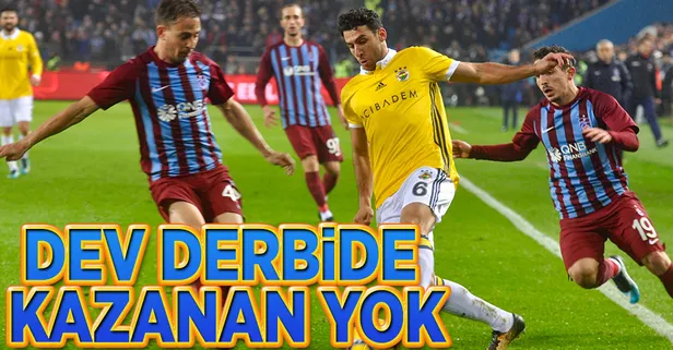 Dev derbide kazanan yok